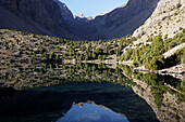 Das abgelegene und spektakuläre Fann-Gebirge, Teil der westlichen Pamir-Aue, Tadschikistan, Zentralasien, Asien