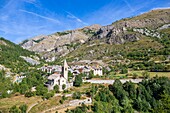 Frankreich, Alpes-Maritimes, Nationalpark Mercantour, Tinée-Tal, Saint-Dalmas-le-Selvage, Pfarrkirche von Saint-Dalmas