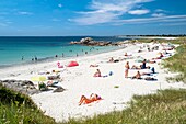 Frankreich, Finistere, Tregunc, Strand von Trevignon