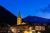 France, Alpes-Maritimes, Mercantour National Park, Tinée Valley, Saint-Etienne-de-Tinée, Saint-Étienne church\n