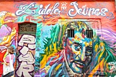 France, Bouches du Rhone, Marseille, Cours Julien, the street of Bussy the Indian, street art\n