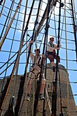 Frankreich, Finistère, Brest, L'HERMIONE, Freiheitsfregatte Frankreich Brest Internationales Maritimes Festival 2016