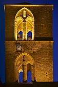 France, Herault, Lodeve, Steep of St Fulcran cathedral in Languedoc Gothic style\n
