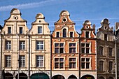 France, Pas de Calais, Arras, place des Heros (Heroes square), Baroque facades\n