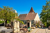 Frankreich, Paris, Bezirk Charonne, Friedhof und Kirche von Charonne