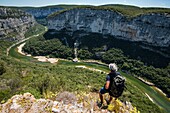 Frankreich, Ardeche, Reserve Naturelle des Gorges de l'Ardeche, Saint Remeze