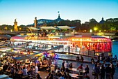 France, Paris, area listed as World Heritage by UNESCO, the New Berges, the Rosa Bonheur sur Seine\n