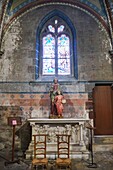 Frankreich, Indre, Le Blanc, Kapelle der Kirche Saint Genitour