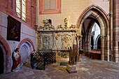 France, Bas Rhin, Marmoutier, Roman abbey church dated of the 6th century, Funerary monuments or cenotaphs of the avocados of the Marmoutier abbey(17th century)\n