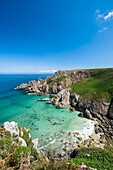 Frankreich, Finistere, Goulien, Reservat Cap Sizun am Wanderweg GR 34 oder Zollweg