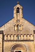 France, Charente Maritime, Chenac Saint Seurin d'Uzet, Bell tower of St. Severin church\n
