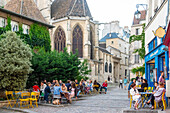 Frankreich, Paris, Rue des Barres und Kirche Saint Gervais