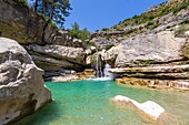 France, Hautes-Alpes, regional natural park of Baronnies provençales, Val Buëch-Méouge, Gorges de la Méouge\n