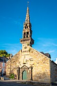 France, Finistere, Armorica Regional Natural Park, Crozon Peninsula, Roscanvel, Saint-Eloi church\n