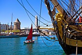 France, Finistère, Brest, L'HERMIONE, Freedom Frigate France Brest International Maritime Festival 2016\n