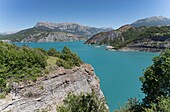 France, Hautes Alpes, Embrun, Serre-Ponçon lake\n