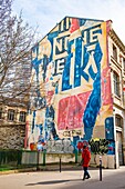 Frankreich, Paris, 13. Arrondissement, Straßenkunst