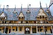 France, Cote d'Or, Beaune, listed as World Heritage by UNESCO, Hospices de Beaune, Hotel Dieu\n