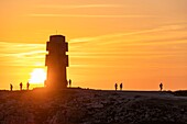 France, Finistere, Armorica Regional Natural Park, Crozon Peninsula, Camaret-sur-Mer, Pointe de Pen-Hir, Monument to the Bretons of Free France, known as the Cross of Pen-Hir\n