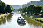 France, Moselle, Lutzelbourg, the Marne-Rhine Canal (Canal de la Marne au Rhin)\n