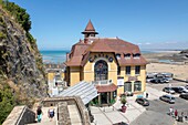 France, Manche, Cotentin, Granville, the Upper Town built on a rocky headland on the far eastern point of the Mont Saint Michel Bay, the casino\n