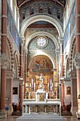 Frankreich, Somme, Albert, Basilika Notre Dame de Brebières im neobyzantinischen Stil