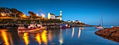 France, Finistere, Clohars Carnoët, Doëlan, small typical port of South Finistere\n