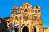 France, Haute-Loire, Le Puy-en-Velay, starting-point of Via Podiensis, one of the French pilgrim routes to Santiago de Compostela, Cathedral of Our Lady of the Annunciation\n