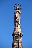 France, Herault, Lodeve, Virgin Statue with its gold crown\n