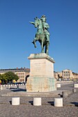 Frankreich, Yvelines, Schloss Versailles, von der UNESCO zum Weltkulturerbe erklärt, Reiterstandbild von Ludwig XIV.