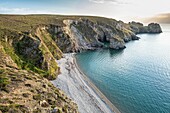 France, Finistere, Armorica Regional Natural Park, Crozon Peninsula, panorama from Pointe de Dinan\n
