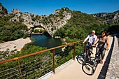 France, Ardeche, Reserve Naturelle des Gorges de l'Ardeche, Vallon Pont d'Arc, Pont d'Arc\n