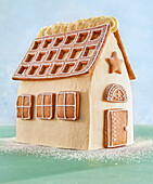 Tiramisu gingerbread house