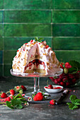 Strawberry Dome Cake