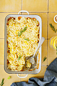 Potato gratin in baking tray Image downloaded by at 14:29 on the 11/01/17