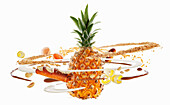 Zutaten für Ofen-Ananas