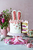 Bunny cake for Easter