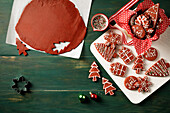 Red velvet sugar cookies