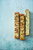 Savoury courgette and egg slices