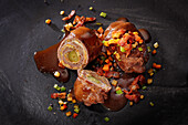 Classic beef roulade with bacon
