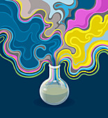 Chemistry, conceptual illustration