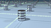 Database, conceptual illustration