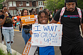 Rally against gun violence, Detroit, USA