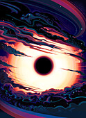 Neutron star, conceptual illustration