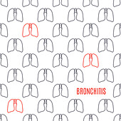 Bronchitis, conceptual illustration