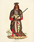 Wanata, Grand Chief of the Sioux, illustration