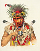 Nesouaquoit , a Fox Chief, illustration