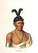 Wakechai, Sauk Chief, illustration