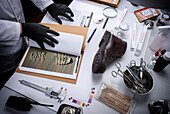 Forensic footwear analysis