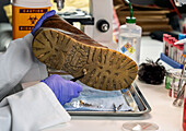 Forensic analysis of footwear